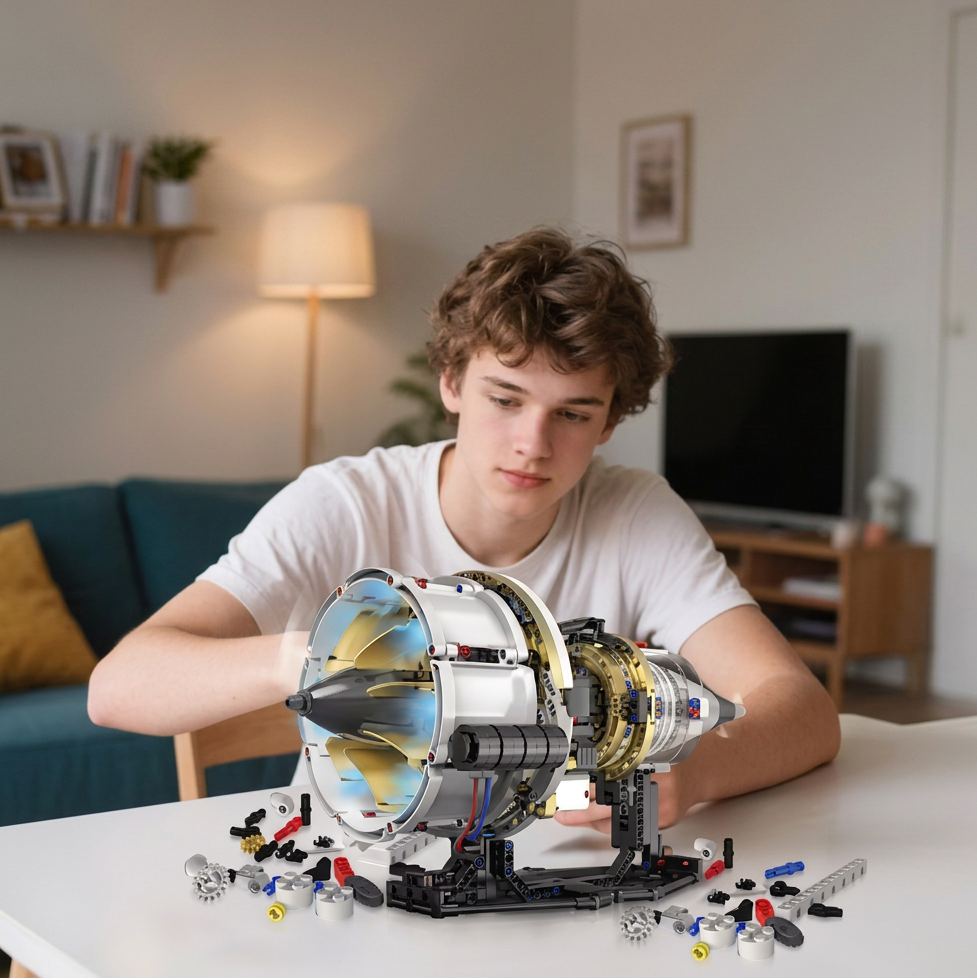ForgeTurbine™ - LEGO Aircraft Engine Set