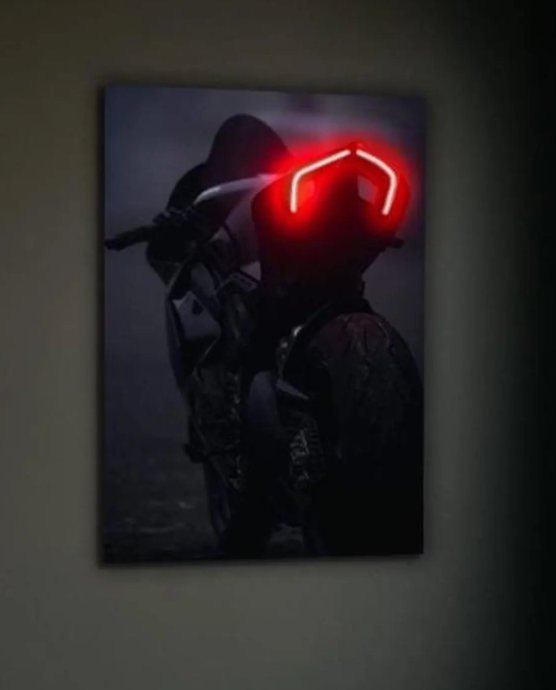 Motorbike LED Neon frames